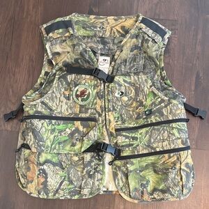 MOSSY OAK APPAREL SUPER ELITE HUNTING VEST CAMO UTILITY ADJUSTABLE POCKETS XXL